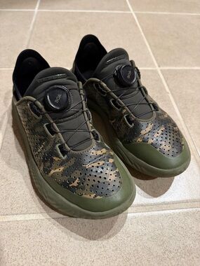 Under Armour Olive Green Camo BOA Sneakers